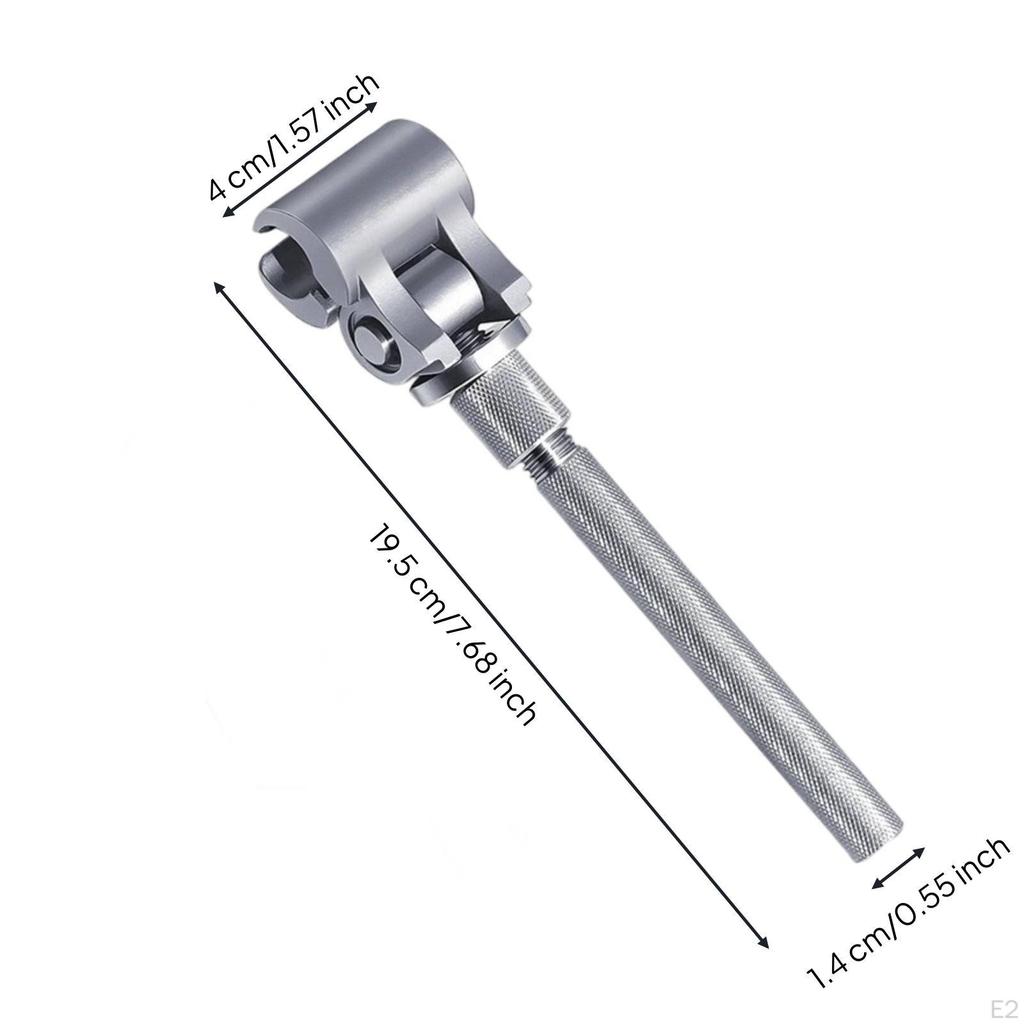 Door Hinge Adjustment Tool | Stainless Steel Construction, Knurled NonSlip Handle, Repair