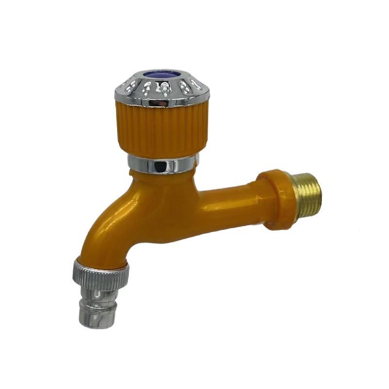 Round Hand Wheel Color Washing Machine Faucet Household Mop Pool Tap Water Antifreeze And Explosion-Aproof Plastic Faucet
