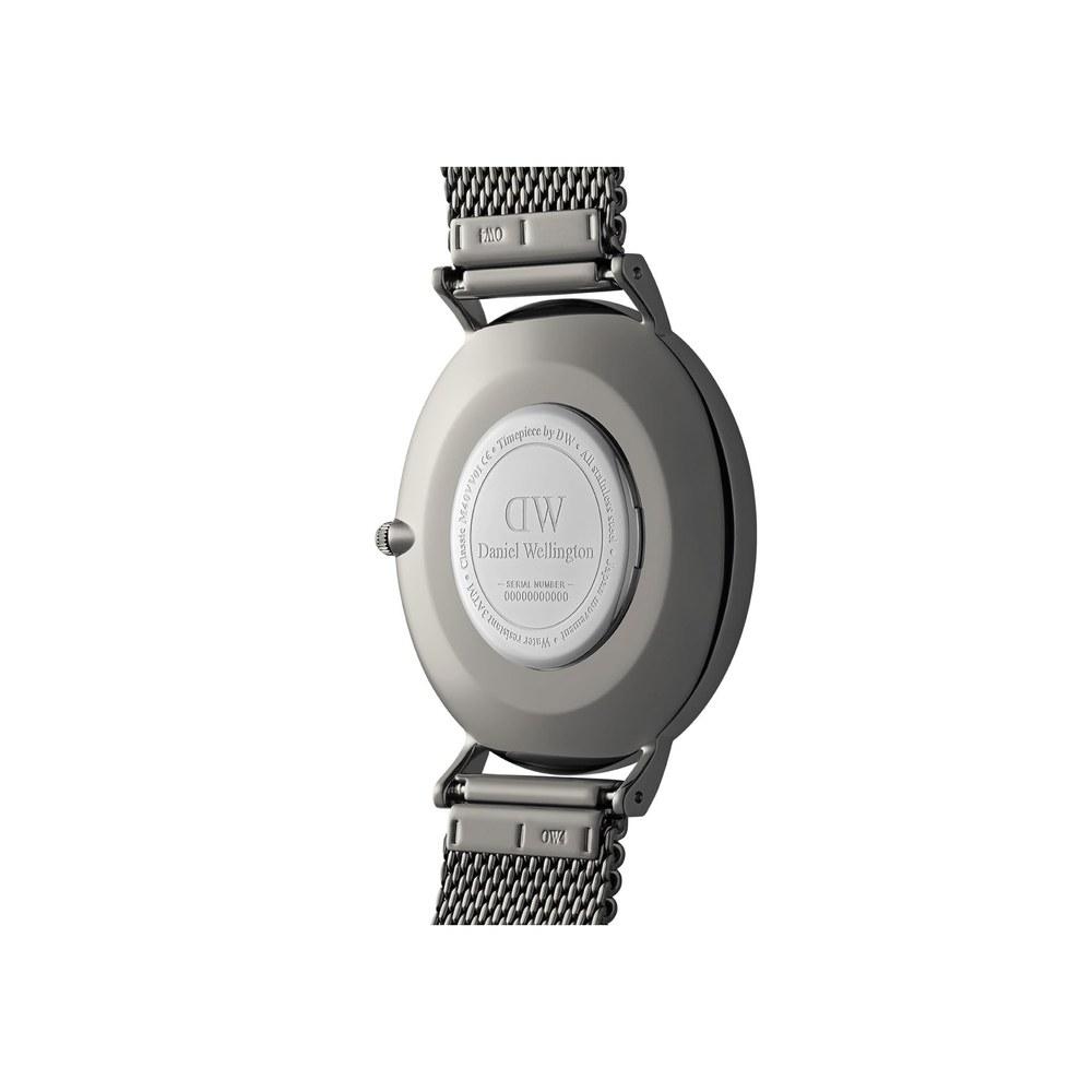 Daniel Wellington Classic Mesh Wristwatch 40mm Leather Business Watch Silver Blue Brown Gift for Men