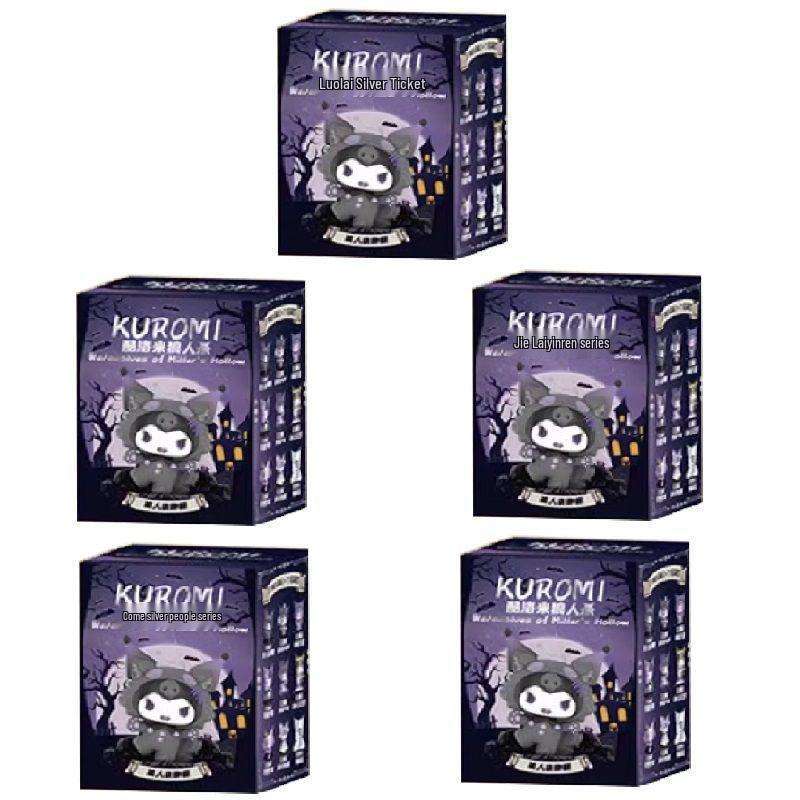 Sanrio Werewolf Series Kuromi Figurine Desktop Ornament Birthday Gift