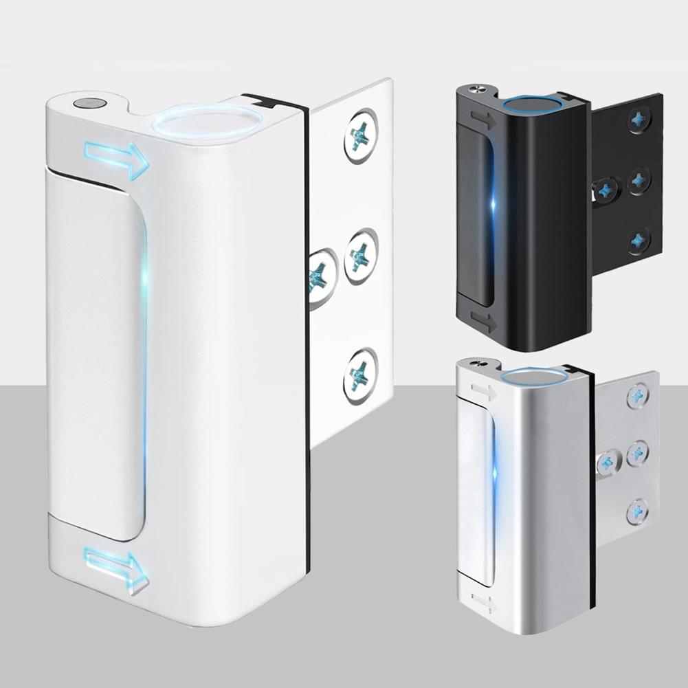 Verstärkter Sicherheitsriegel hält 800 lbs stand Verstärktes Türschloss Aluminiumlegierung Sicherheitstürriegel für nach innen schwingende Tür