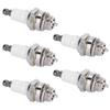 5PCS White Spark Plugs for BM6A BPMR7A RCJ6Y RCJ7Y WSR5F 33cc-49cc Trimmer Blower Trimmer