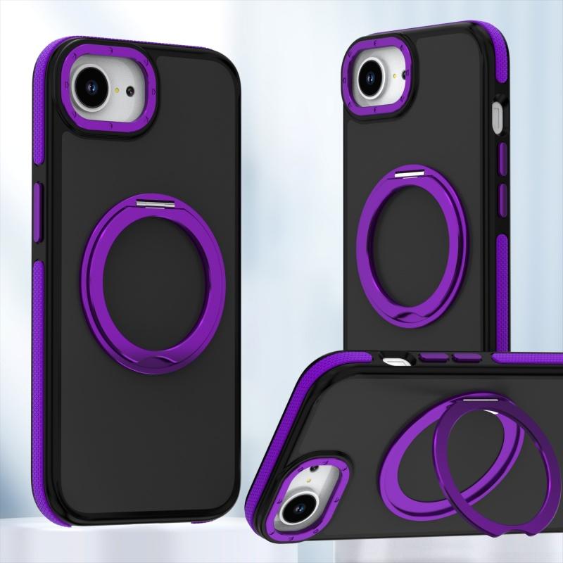 

Для iPhone17e iphone16e iphone 17E 16E Чехол Магнитный Держатель Матовый Поверхность с ощущением детской кожи Защитная Крышка Защита от Отпечатков Пальцев iPhone17e