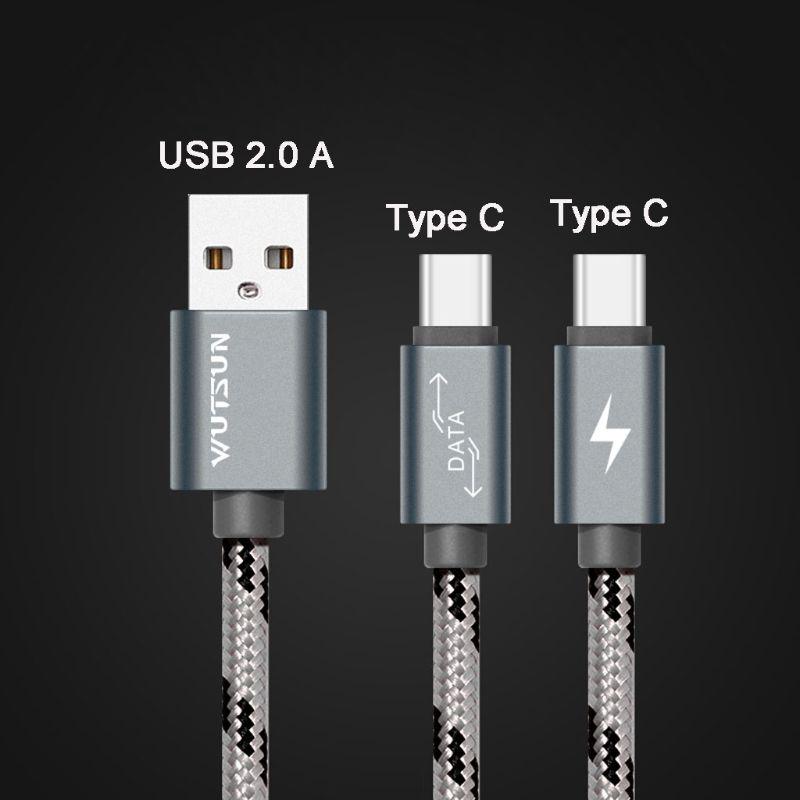 USB Y Splitter Micro USB – Carica 2 Dispositivi Contemporaneamente – 30 Cm + 19 Cm – Prodotto Sociale VILLAGEBOOM