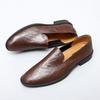 Genuine Leather Loafers Mens Design Moccasin Fashion Slip on Flats Comfy Casual Shoes Handmade Male Boat Footwear Driving Shoes