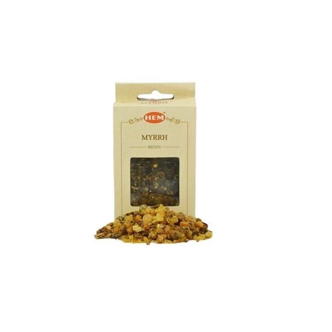 Encens - HEM - Myrrhe Rouge - 30 grammes - 100% Naturel - Résine d'Encens