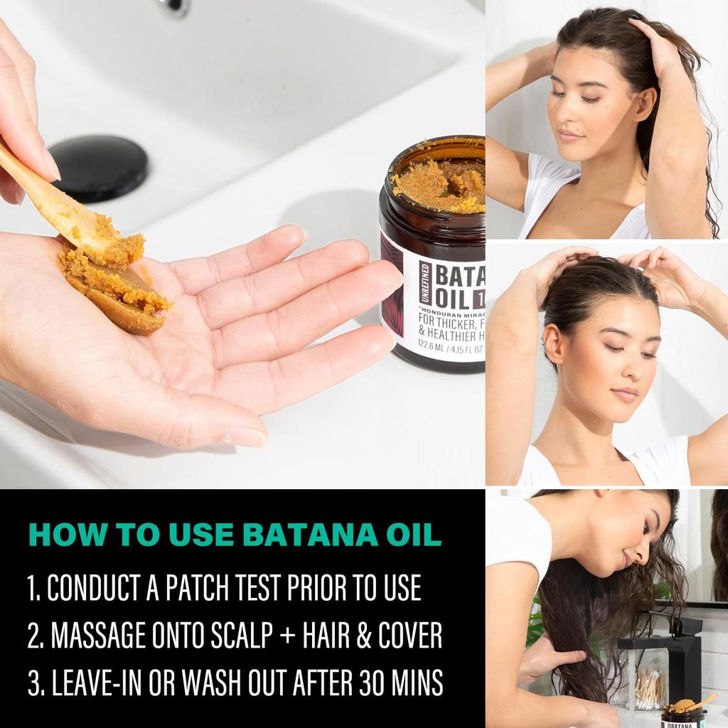Batana Oil Hair Mask Treatment Deep Repair Dry Damaged Hair Scalp Care Nourishing Mask Bulk less