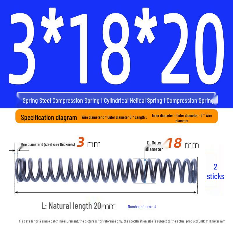 Compression Spring Y-Type Shock Absorbing Coil 3*16/17/18/19/20