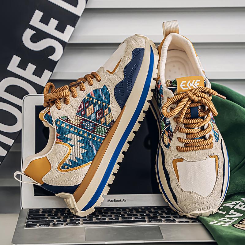 Neue Modeschuhe Herren Sneaker Leichtgewichtige Dicksohlige Freizeitschuhe Rutschfeste Tennis Sportschuhe Athletische Zapatillas