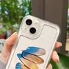 For iPhone 15 Pro Case Silicone Case For iPhone 13 Case iPhone 14 12 11 Pro Max XR XS X 7 8 SE Oil Painting Transparent Cover
