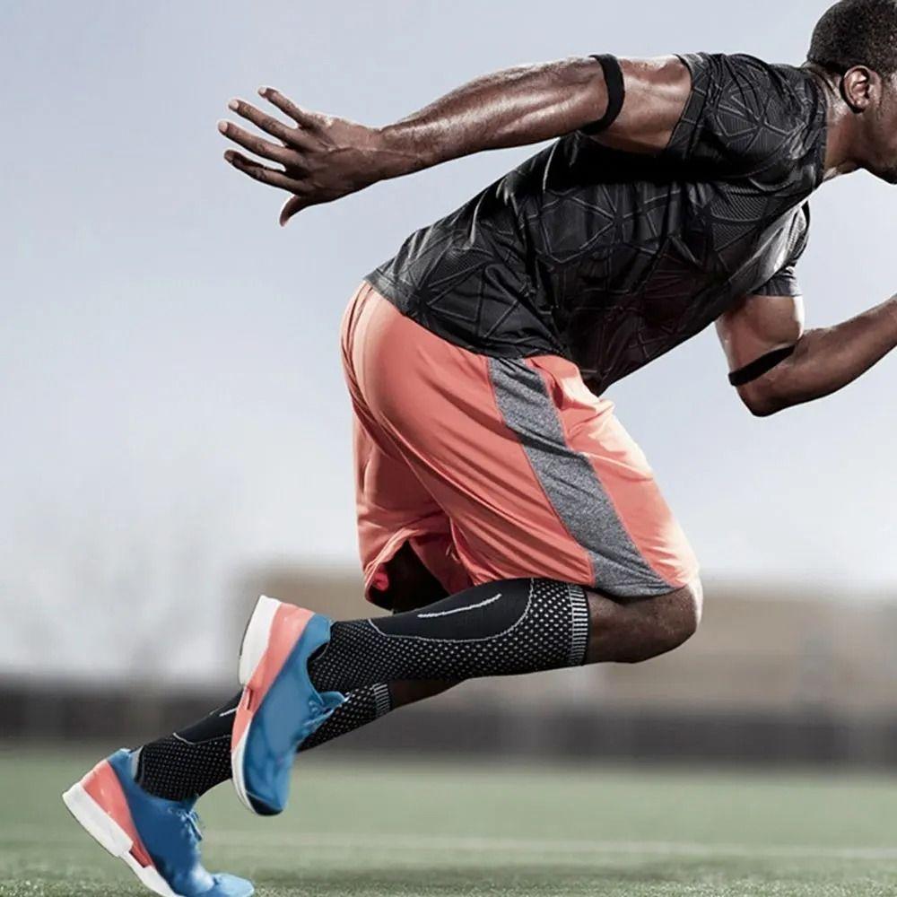 Imitation Nylon Compression Calf Sleeves Knee Support Sleeves  Sports Fitness Cycling