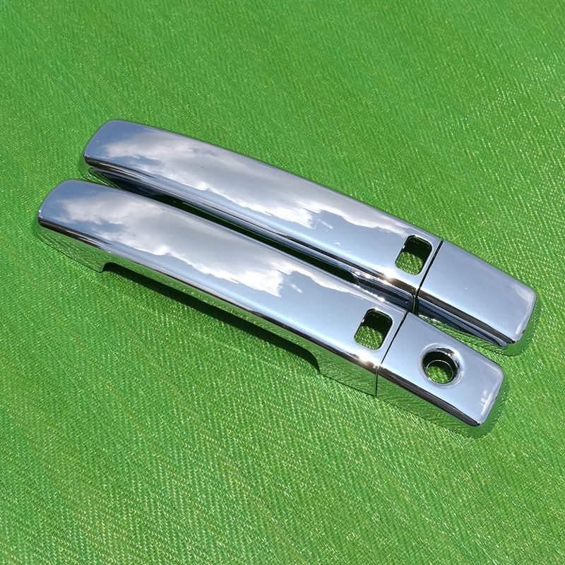 For Nissan NAVARA D40 2005 - 2015 Chrome Handle Cover Trim for Suzuki Equator Frontier Brute 2007 2010 Accessories Car Styling