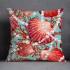Ocean World Biological Printing Pattern Square Cushion Cover for Home Living Room Sofa Office Decoration Throw Pillow