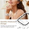 Funda con Brillo de Diamante para Apple Watch Series 10 46Mm 42Mm 9 8 Ultra 3 2 49Mm Se 45Mm 41Mm 40Mm 44Mm 38Mm Protector de Pantalla Accesorios de Protección