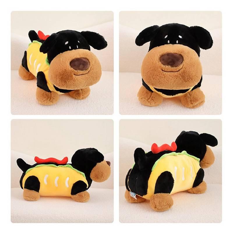 Cute Sausage Dog Plush Toy For Girls Soft And Cuddly Dog Doll For Sleeping 30cm/0.16kg