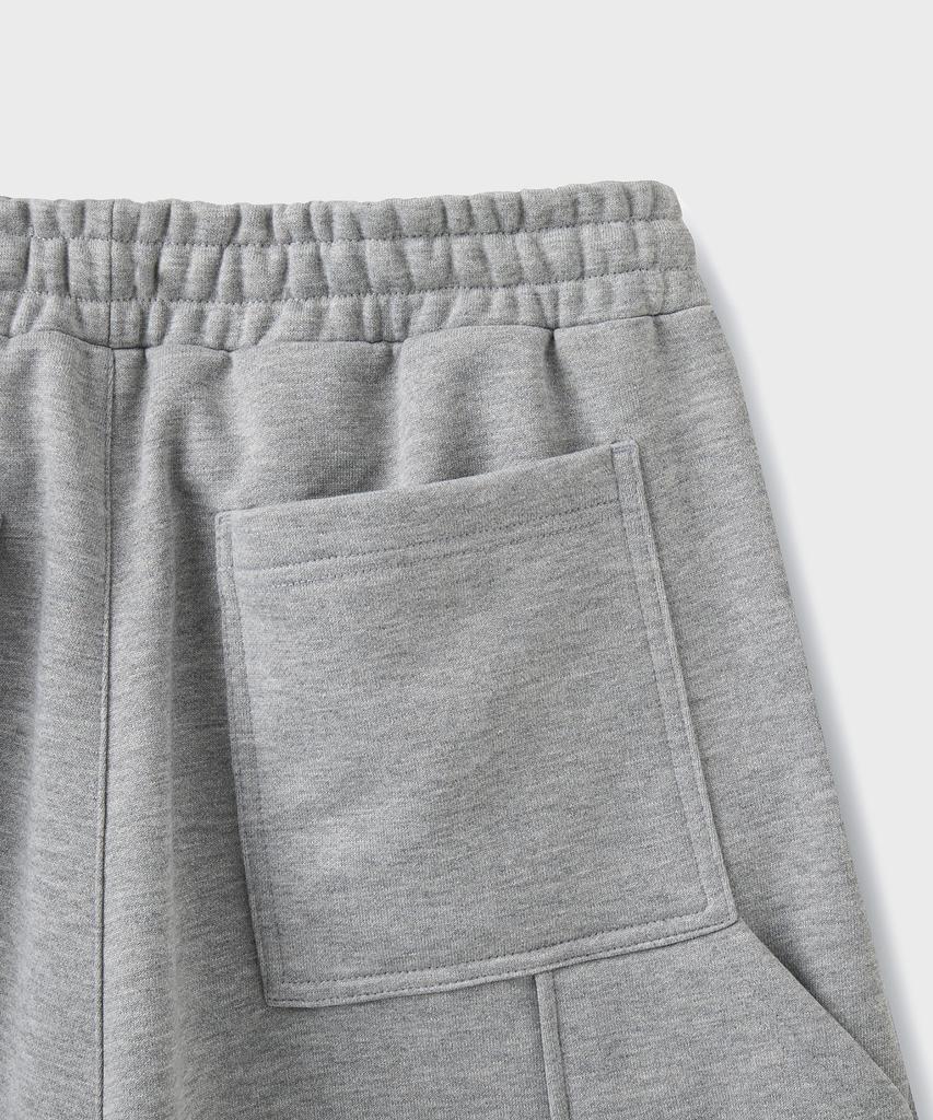 Beulaendideu Bermuda Carpenter Sweat Shorts [Melange Gray]