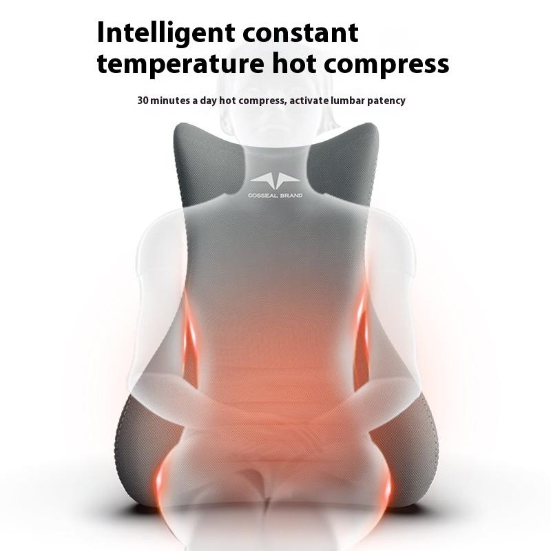 High-quality Adjustable Massage Heating Sofa Pillow Headboard Cushion Hot Compress Waist Protection Pillow for Pregnant Women