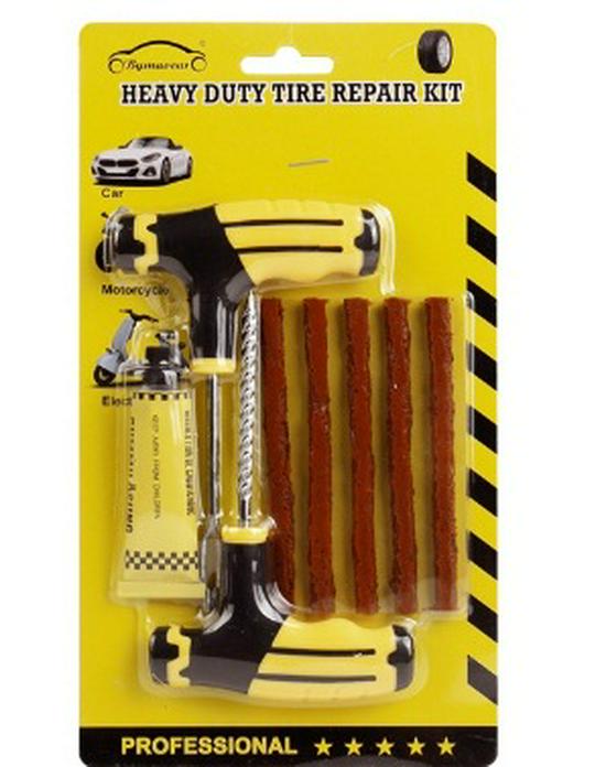 Reifenreparaturset für Auto und Motorrad – 8-teiliges Set für schnelle Reparaturen