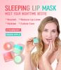Masque de nuit hydratant pour les lèvres - Fraise et Pomme Verte