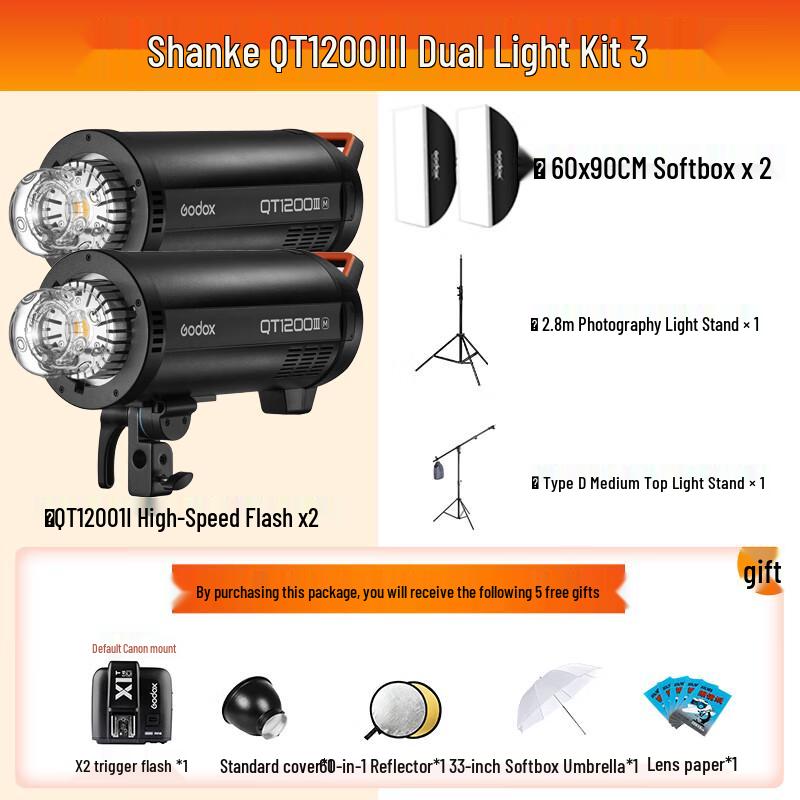 Godox QT1200III Professional Studio Flash Kit