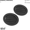 2x Black Roof AC Heat Air Vent For 2015- Ford Expedition 3.5L V6 FL1Z19893AH