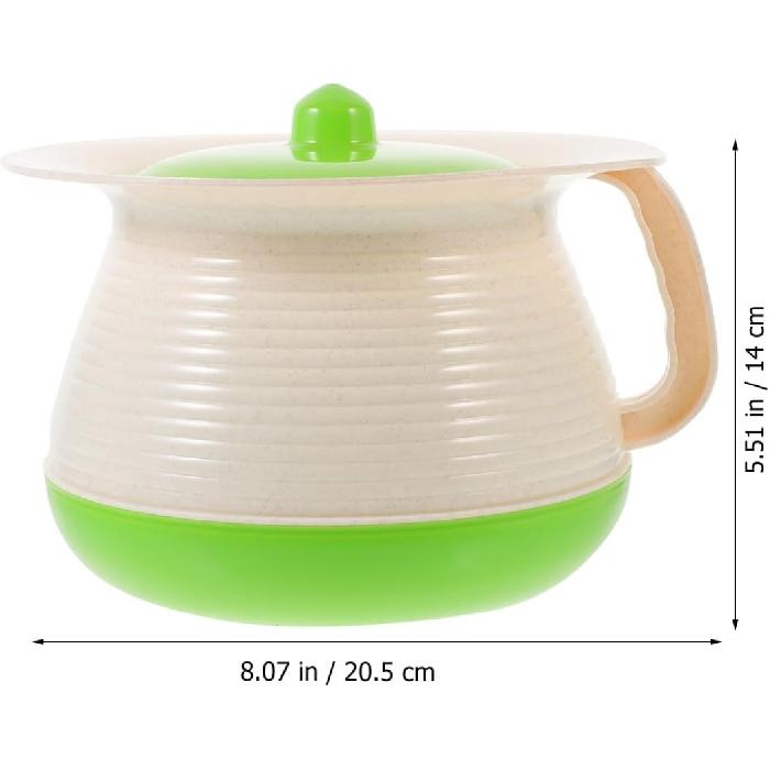 Urine Pot Chamber Pot Spittoon Bedside Urinal Pee Bucket with Lid Stable and Safe Potty Toilet for Infants and Toddlers