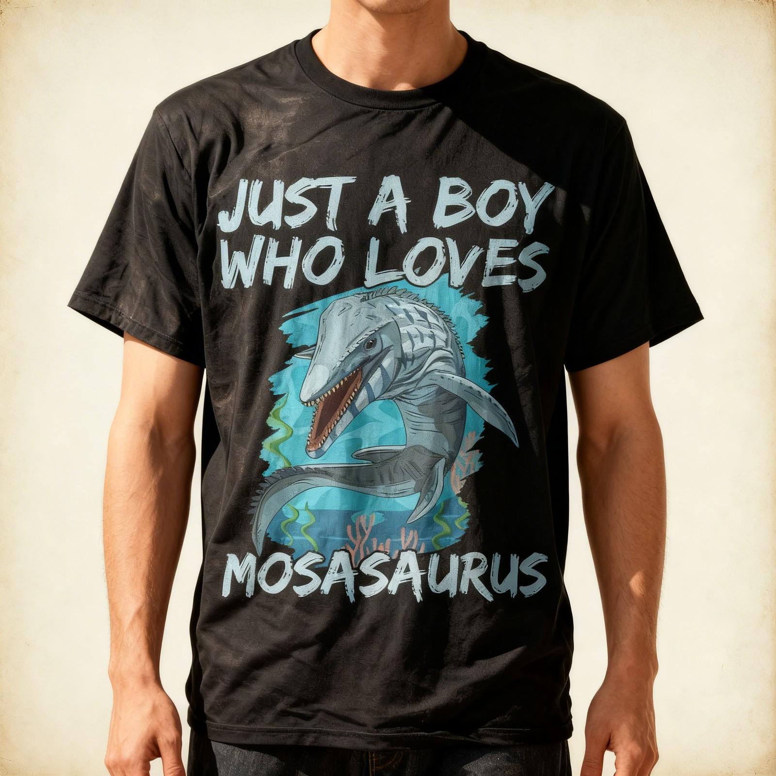 Just a boy who loves mosasaurus Design for a Mosasaurus Boy T-Shirt Unisex T-Shirt S