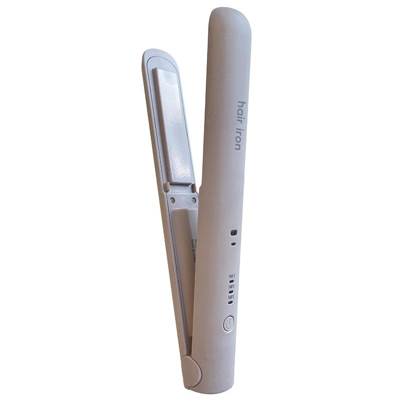 

Мини беспроводной прямой зажим перезаряжаемый портативный USB зажим челка завивка двойной цели выпрямитель для волос фиолетовый