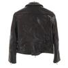 DOMENICO+SAVIO Goat Leather Double riders jacket 36 black Women Used