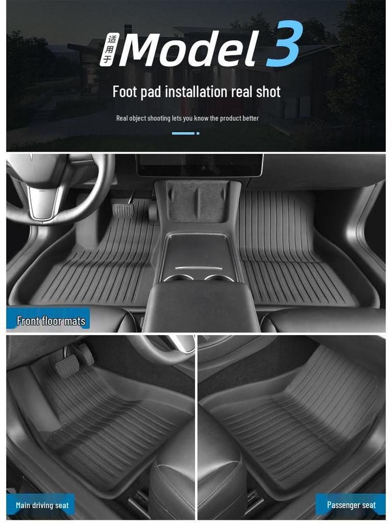 Tesla Model 3/Y 2022 XPE Waterproof Eco-friendly Floor Mats
