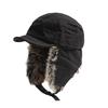 Windproof Lei Feng Hat Plush Earflap Ski Headwear Retro Style Ski Pilot Cap  For Men and Women