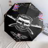 1PC Barber Shop Vintage Style Automatic Umbrella - Suitable Travel Outdoor Portable Umbrella Birthday Gift Daily Essentials