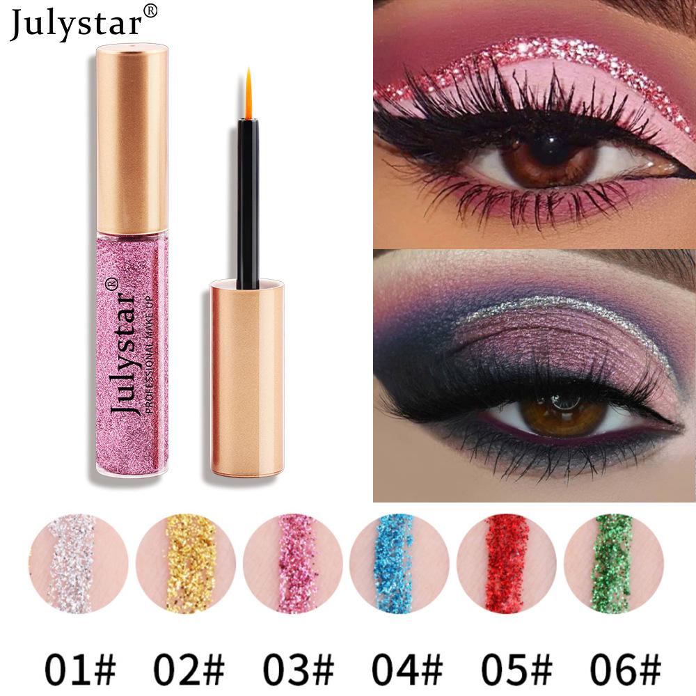 Eyeliner, perłowy eyeliner, pisak do eyelinera, wodoodporny i odporny na olej płynny cień do powiek, kolorowy eyeliner.