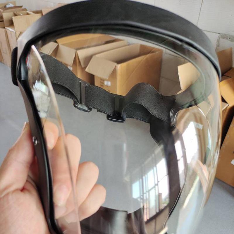 Anti-fog Anti Splash Full Face Protection Anti Droplet Mask Head Wear Glasses Space Spherical Goggles Full Face Protective Glass