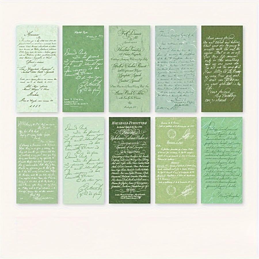 

30pcs Gentle White Series Craft Paper, British Style Script & Numeric Symbols, Hand-Tearable for DIY Scrapbooking and Journaling, Scrapbooking Paper