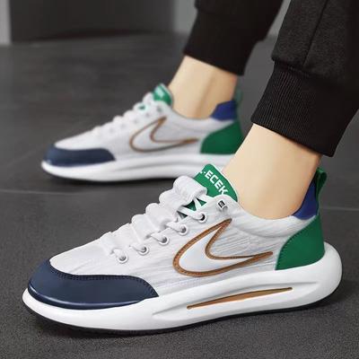 New Spring Men's Shoes Breathable Men's White Shoes Platform Dad Shoes Men's Sneaker Outdoor Fashion Shoes