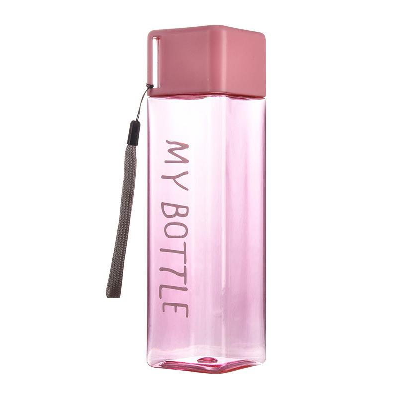 

Summer Sport Frosted Plastic Water Bottle: Portable, Stylish, and On-the-Go Cup 430ml