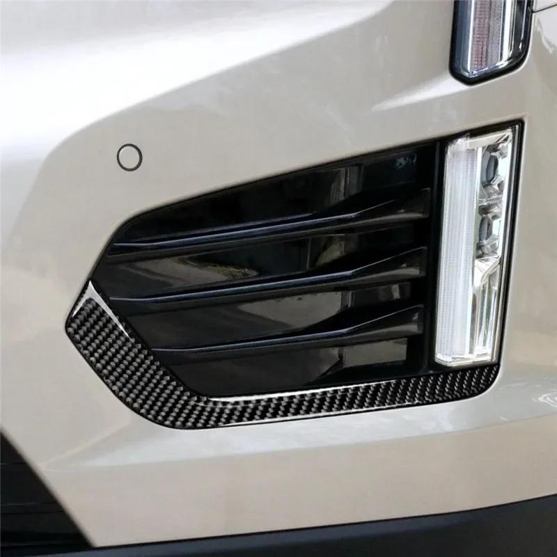 Adesivo Decorativo per Lampada Fendinebbia Anteriore in Fibra di Carbonio Per Cadillac XT5 2016-2019 Accessori per lo Styling dell'Auto