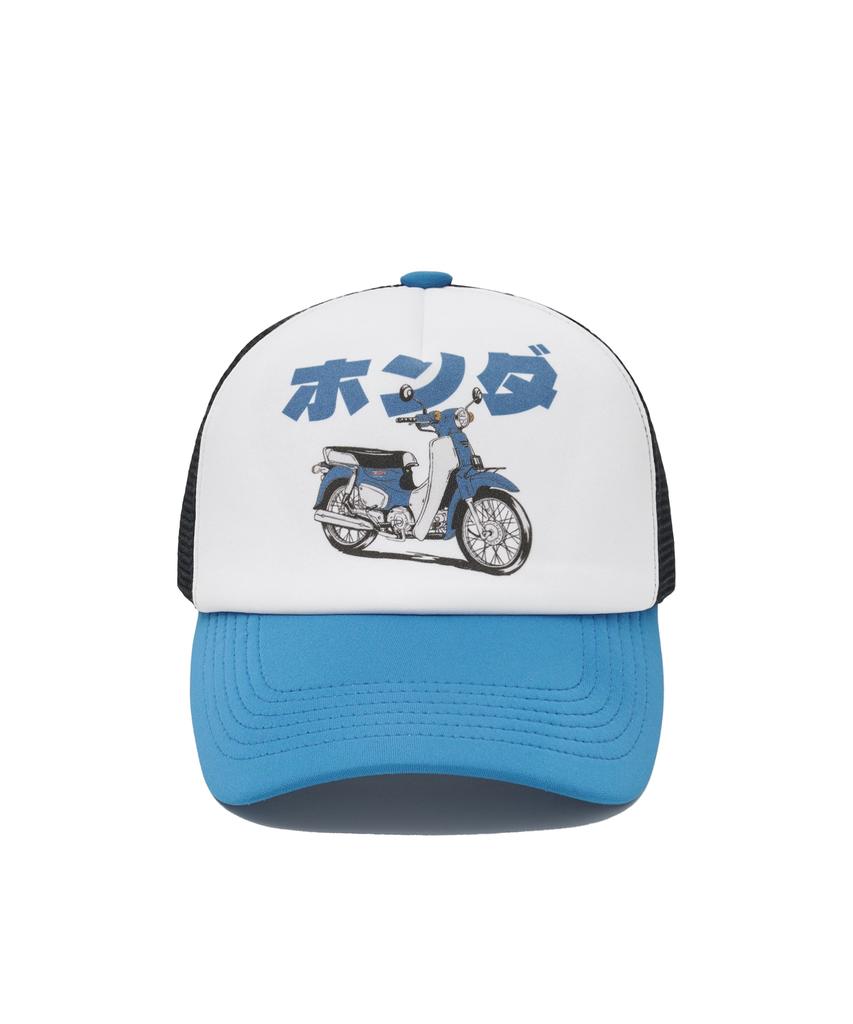 PHYPS MOTORCYCLE Super Cub Mesh Ball Cap Blue