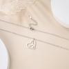Fashion Minimalist Heart Pendant Necklace Women Gymnastics Theme Jewelry