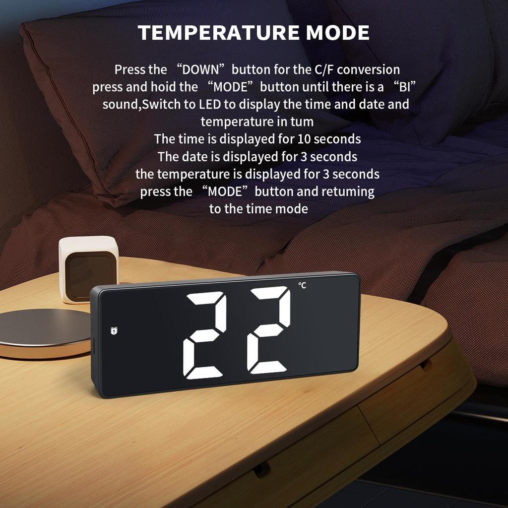 Smart LED Desktop Alarm Clock for Students - High-Value Wake-Up Tool