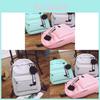 Street Style Canvas Backpack With Waterproof Material For Daily Use And Travel