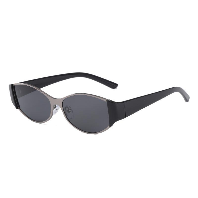 

Narrow frame cat eye polarized sunglasses women s high-end UV protection Korean version trendy sunglasses