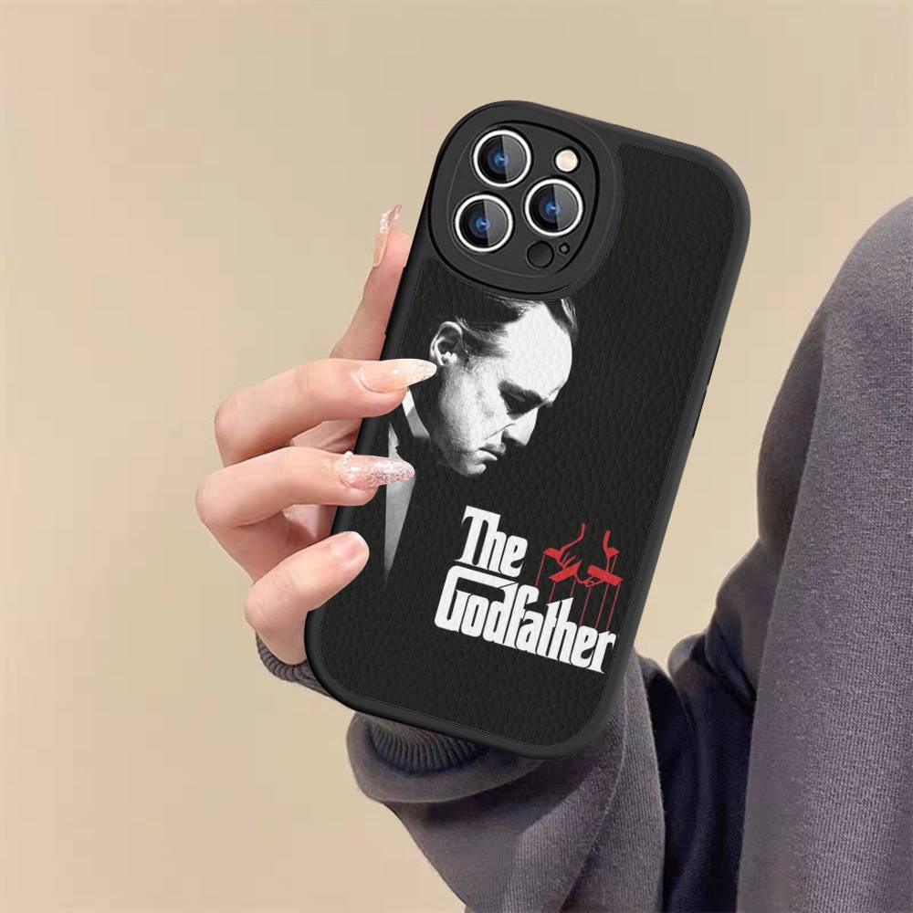 United States TV The Godfather Leather Phone Case For Iphone 16 15 14 Plus 13 12 11 Pro Max Case