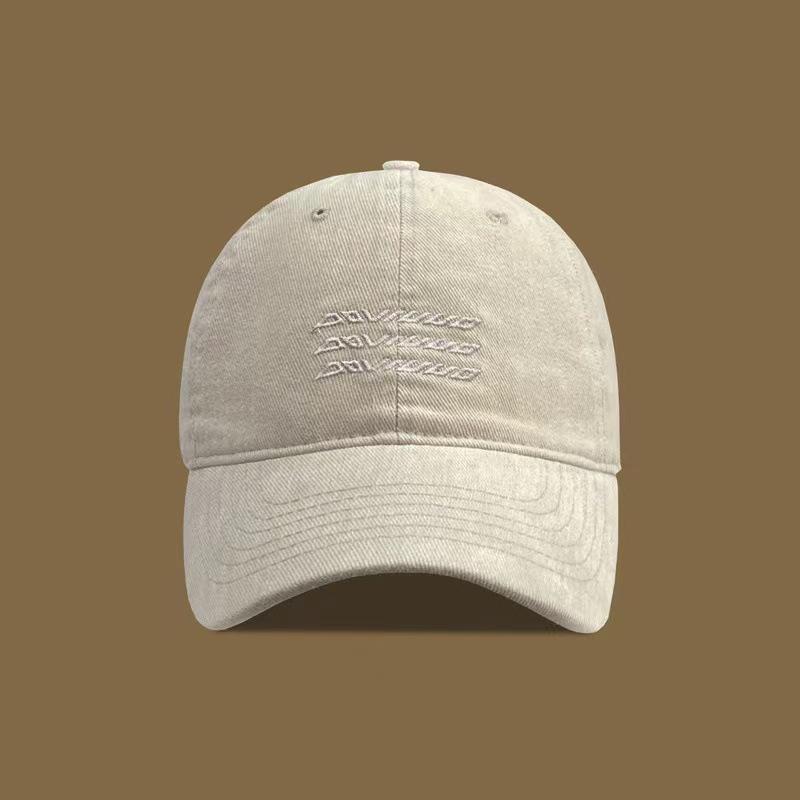 American-style High-quality Embroidered Baseball Cap for Women with Large Head Circumference, Makes the Face Look Smaller, Versatile for Couples,