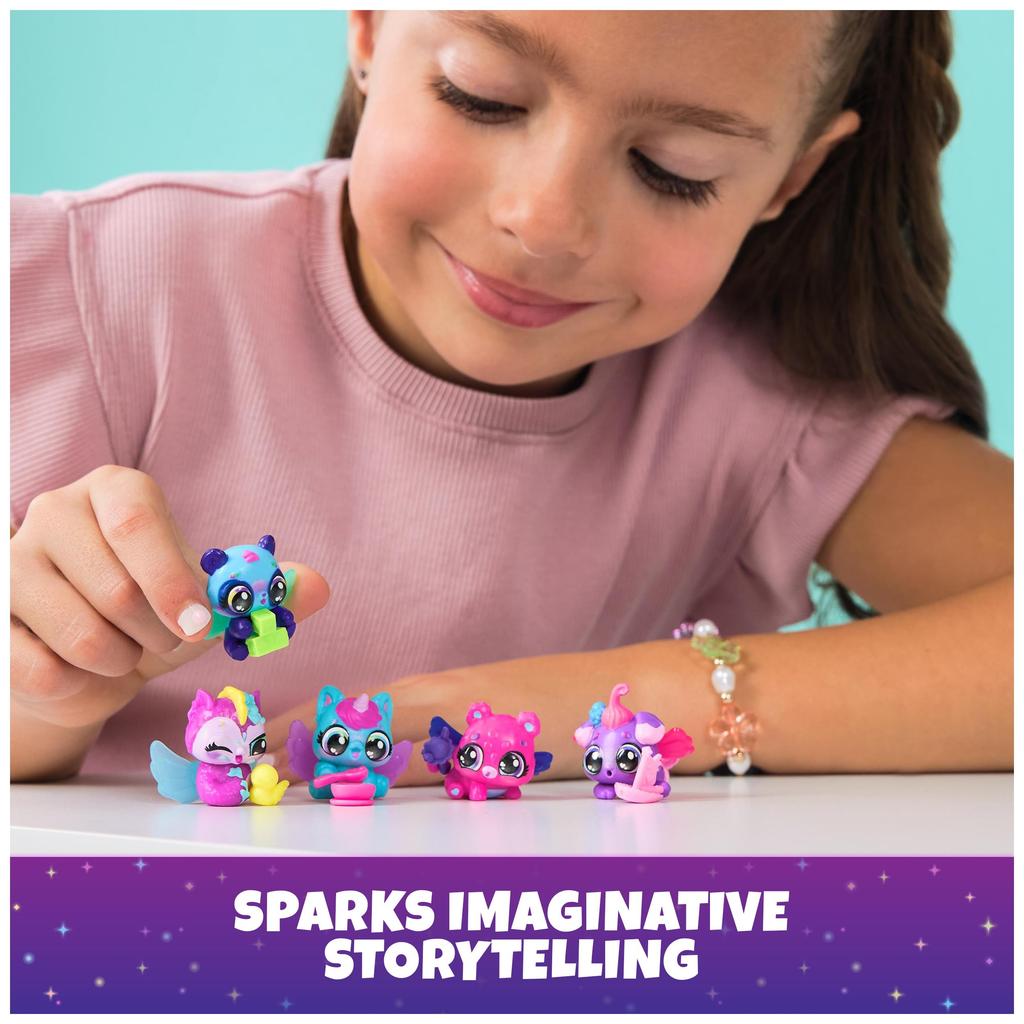 Hatchimals Alive, Neon Rainbow Egg Carton Toy with 5 Minifigures, Color Reveal Eggs & 11 Accessories, Kids Toy for Girls & Boys Ages 3+