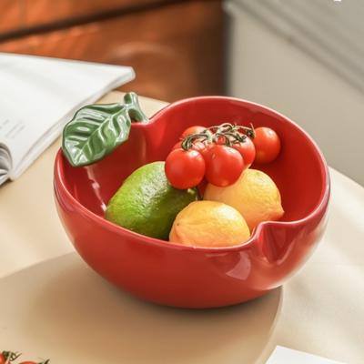 Apple Tray Desktop Storage Container Fruit Platter Apple Bowl Candy Box Dish Storage Decorative Tray Kitchen Organizer