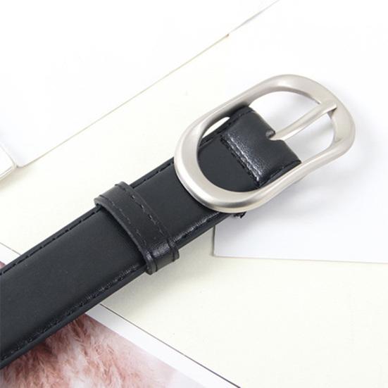 Imitation Leather Women Belt Adjustable Length Pin Buckle Waistband Dress Shirt Tops Belt Fashion Accessories