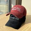 2026New Korean-style Classic Simple Letter Embroidery Fashion Baseball Cap for Men and Women with Wide Brim That Makes the Face Look Smaller