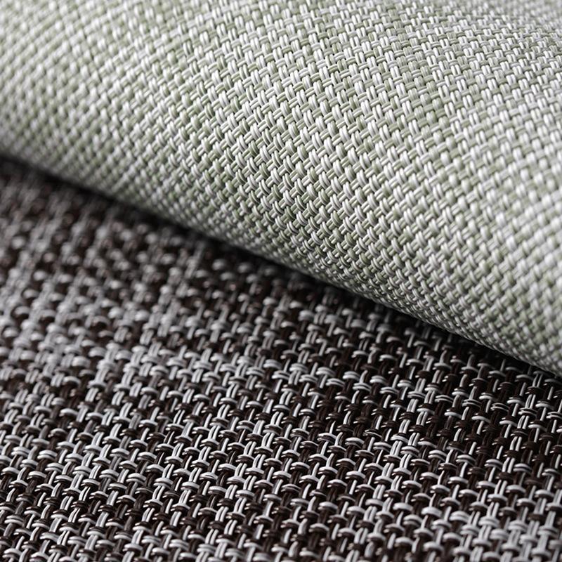 6-piece PVC Placemats Table Mats Heat Insulated Pad Round Washable Placemats Table Decor 5 Colors 35x35cm